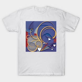 Hearts and Swirls T-Shirt